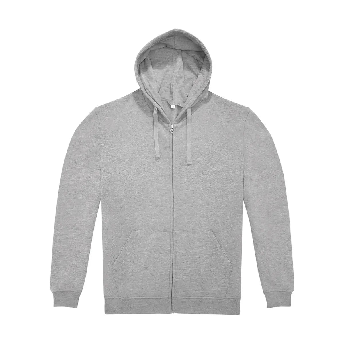 B&C ID.224 Vetoketjuhuppari - Harmaa (Sport Grey) / XS - Yritystekstiilit