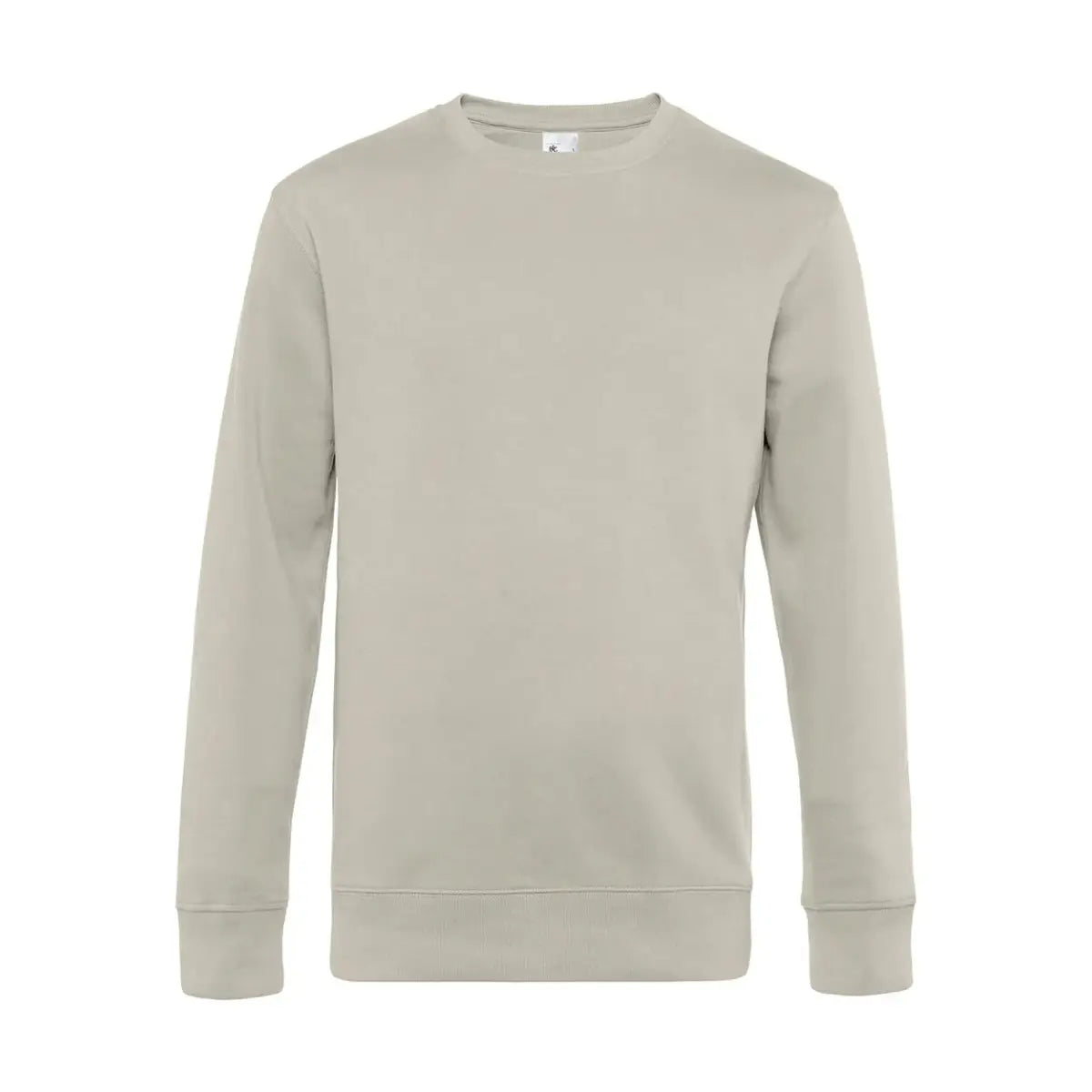 B&C KING Crew Neck_° Collegepusero - Harmaa (Fog Grey) / XS - Yritystekstiilit