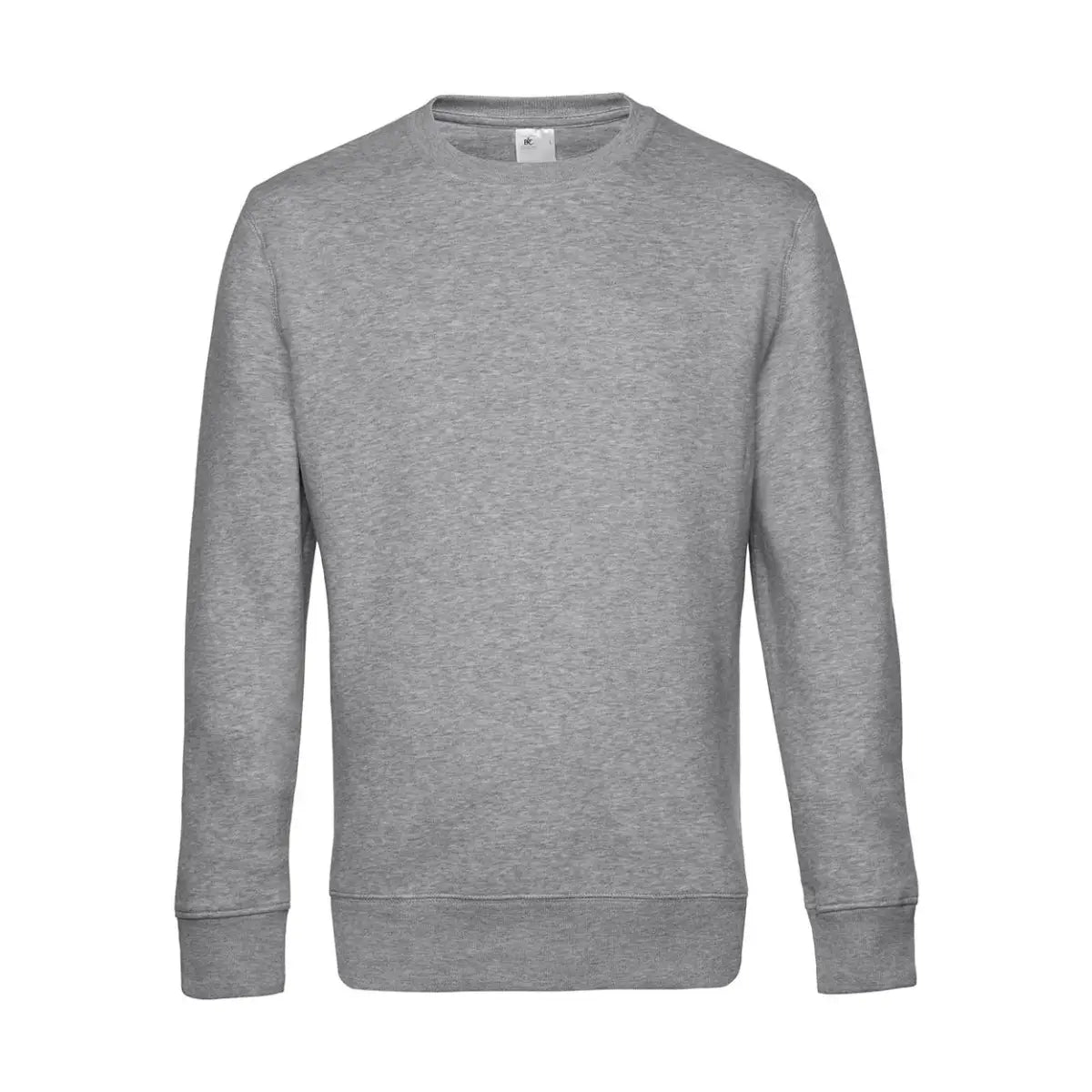 B&C KING Crew Neck_° Collegepusero - Harmaa (Heather Grey) / XS - Yritystekstiilit
