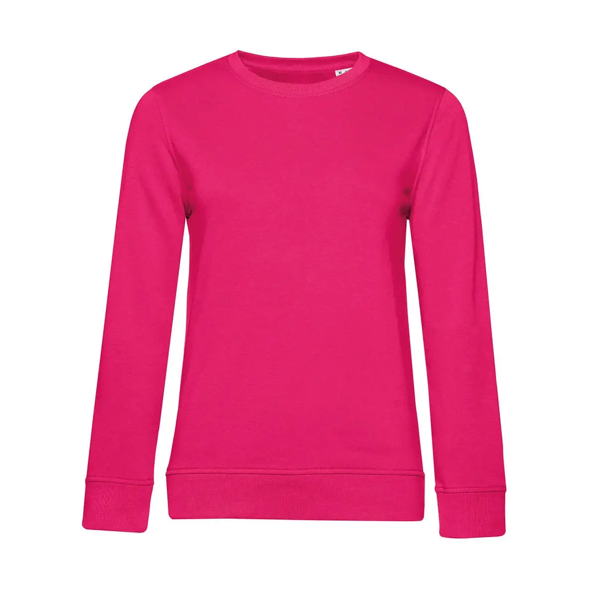 B&C Organic Inspire Crew Neck _° Naisten Collegepaita - Punainen (Magenta Pink) / XS - Yritystekstiilit