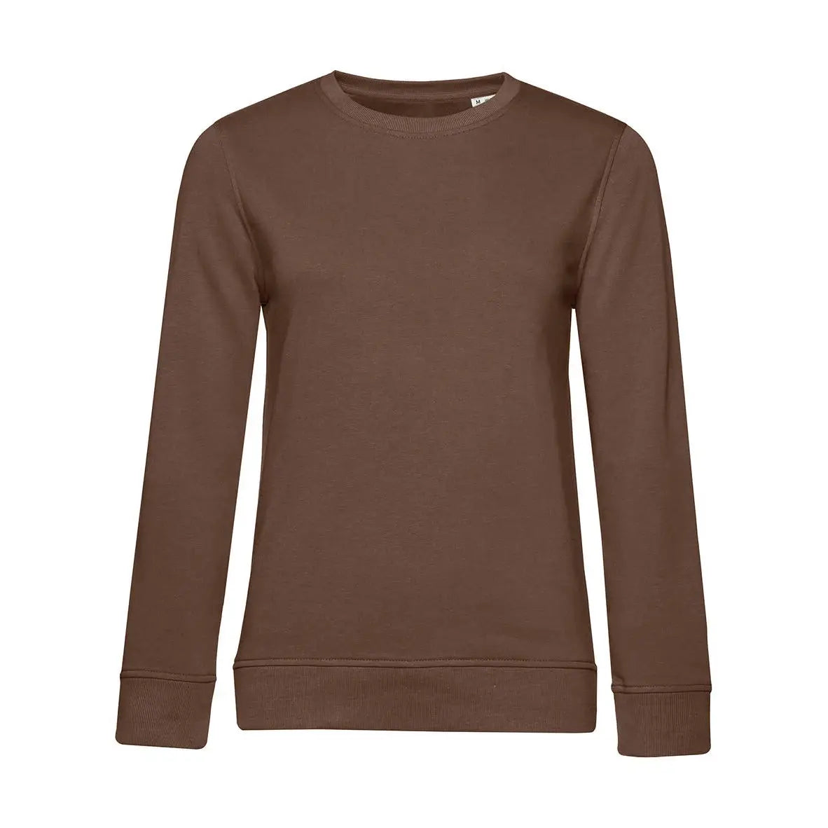 B&C Organic Inspire Crew Neck _° Naisten Collegepaita - Ruskea (Mocha) / XS - Yritystekstiilit