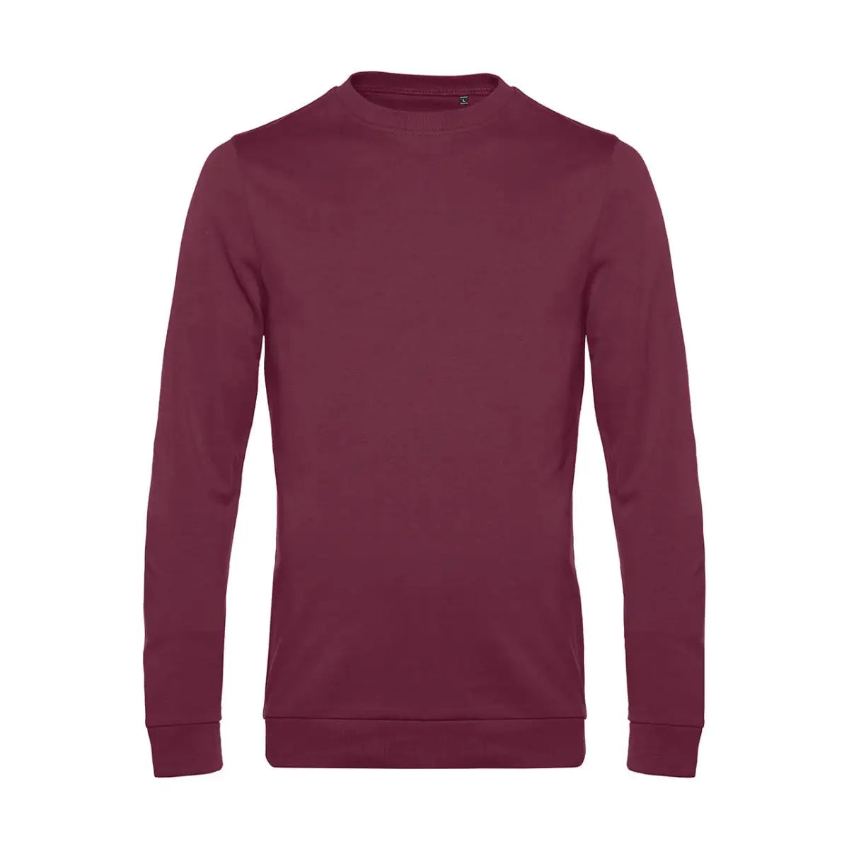 B&C #Set In French Terry College - Punainen (Wine Red 2) / XS - Yritystekstiilit