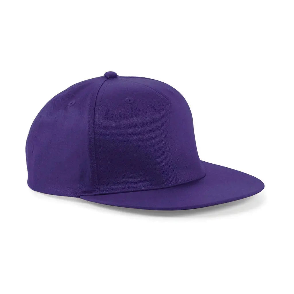 Beechfield 5 Paneeli B610 Lippalakki omalla painatuksella - Violetti (Purple) - Yritystekstiilit
