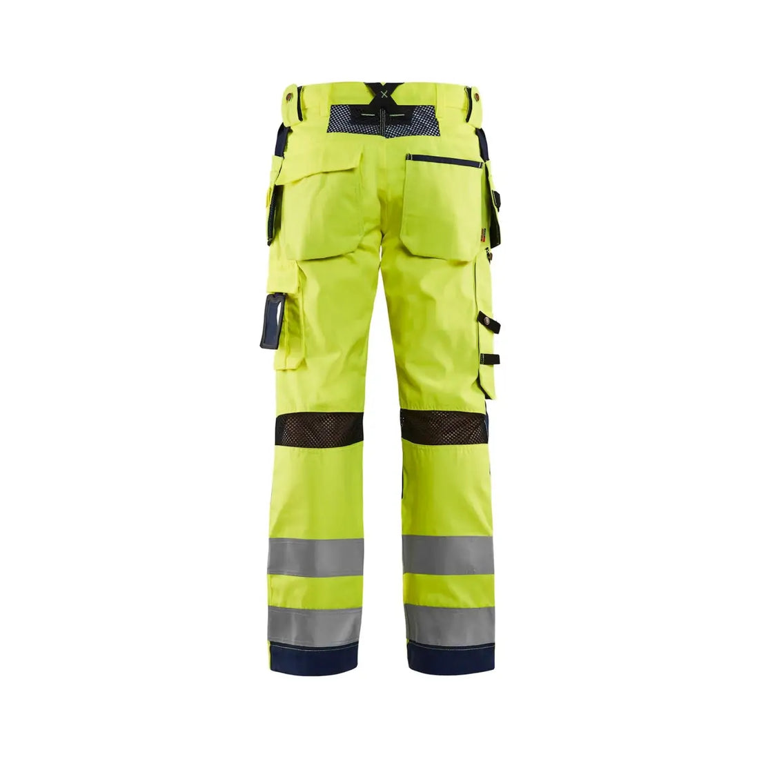 Blåkläder Hengittävät highvis riipputaskuhousut 15651811 - Huomiokeltainen/Mariininsininen / C44 - Työvaatteet