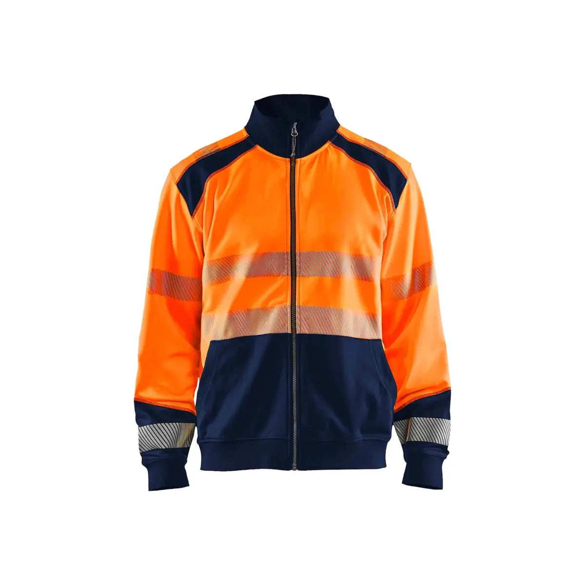 Blåkläder Highvis college vetoketjulla 35582528 - Huomio-oranssi/Mariininsininen / XS - Blåkläder työvaatteet
