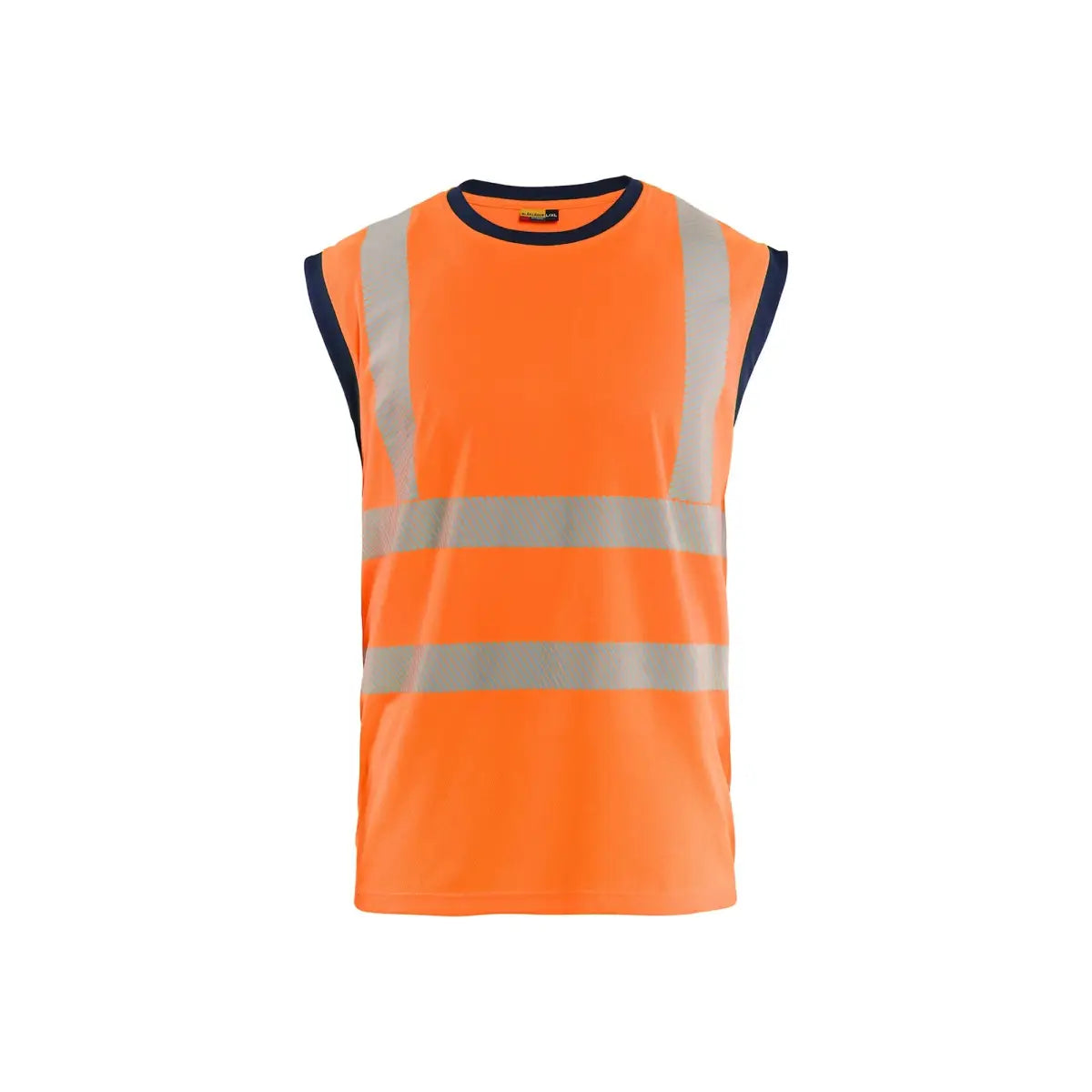 Blåkläder Highvis hihaton paita 35751013 - Huomio-oranssi/Mariininsininen / 4XL/5XL - Blåkläder työvaatteet