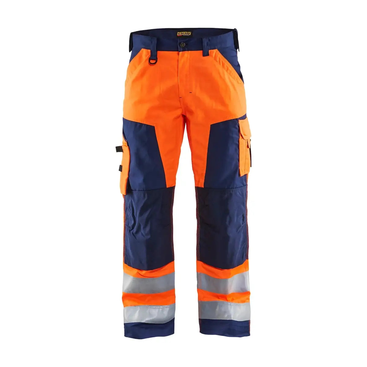 Blåkläder Highvis housut 15661811 - Huomio-oranssi/Mariininsininen / D108 - Työvaatteet