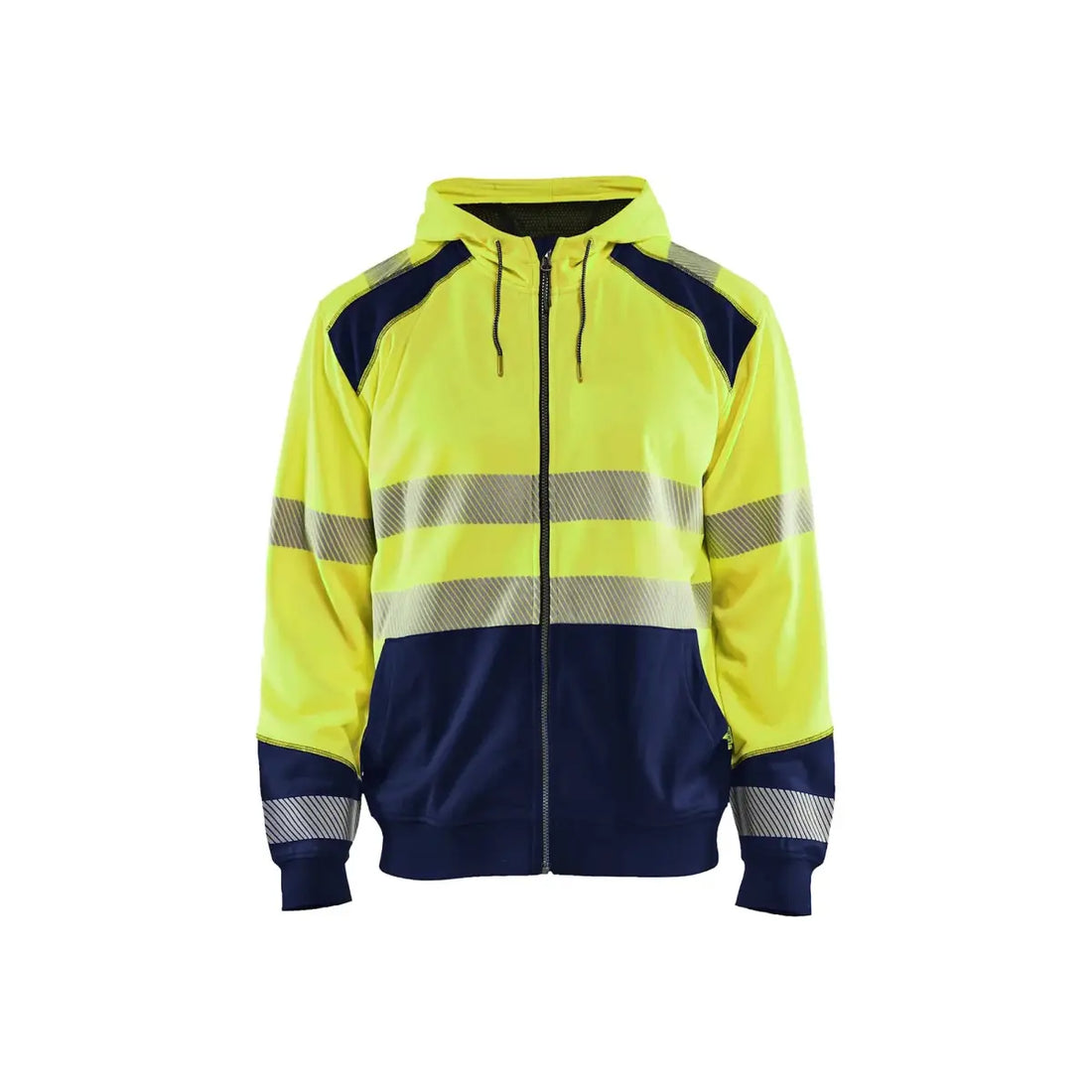 Blåkläder Highvis huppari 35462528 - Huomiokeltainen/Mariininsininen / XXXL - Blåkläder työvaatteet
