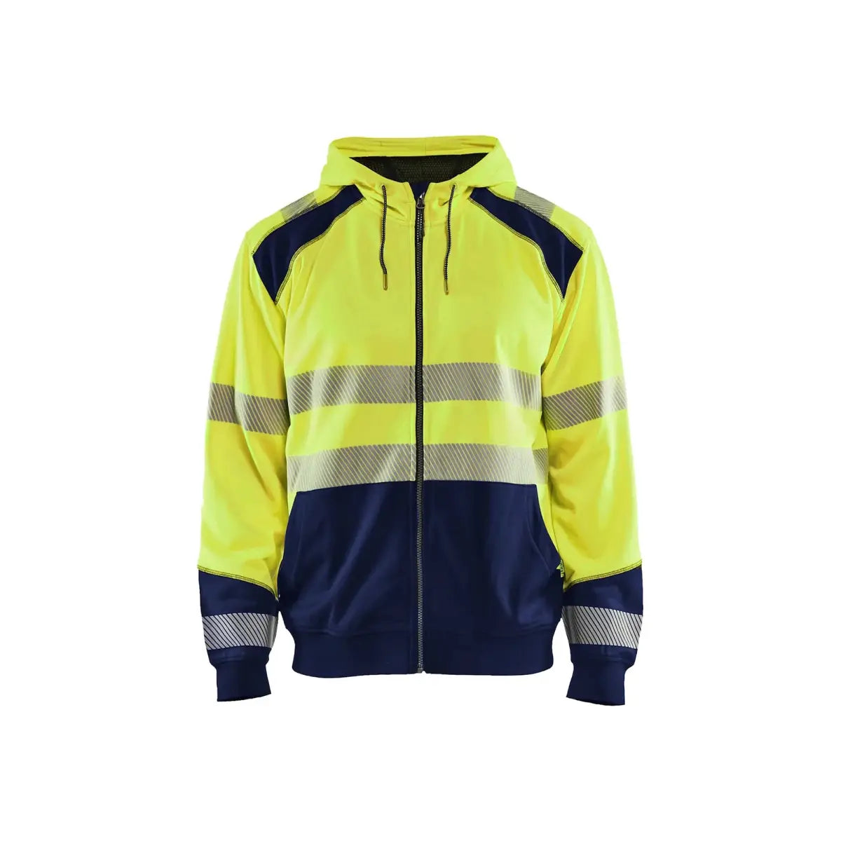 Blåkläder Highvis huppari 35462528 - Huomiokeltainen/Mariininsininen / XXXL - Blåkläder työvaatteet