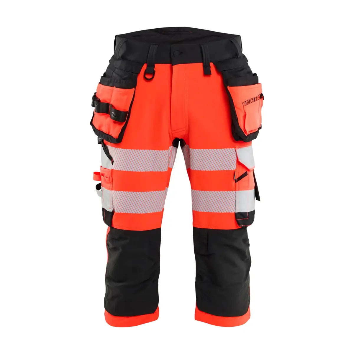 Blåkläder Highvis piraattihousut 4-way stretch 11231648 - Huomiopunainen/Musta / D88 - Työvaatteet