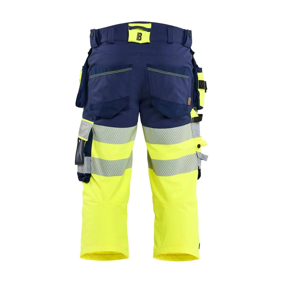 Blåkläder Highvis piraattihousut 4-way stretch 11231648 - Huomiokeltainen/Mariininsininen / D108 - Työvaatteet
