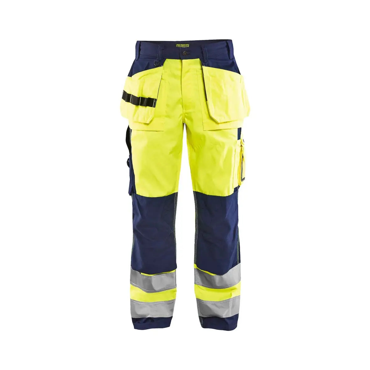 Blåkläder Highvis riipputaskuhousut 15331860 - Huomiokeltainen/Mariininsininen / C154 - Työvaatteet