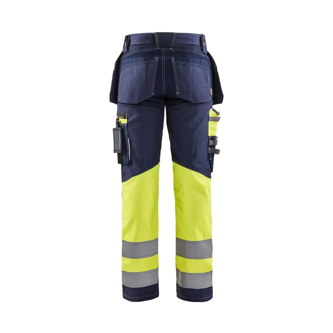 Blåkläder Highvis riipputaskuhousut Stretch 17941370 - Mariininsininen/Huomiokeltainen / D104 - Blåkläder työvaatteet