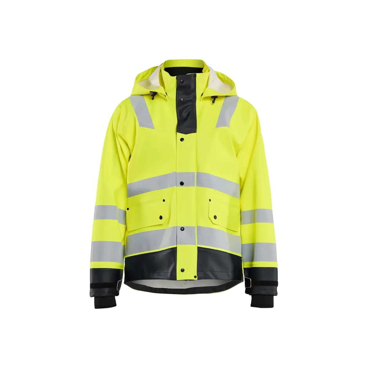 Blåkläder Highvis sadetakki TASO 3 43272005 - Huomiokeltainen/Musta / XS - Blåkläder työvaatteet