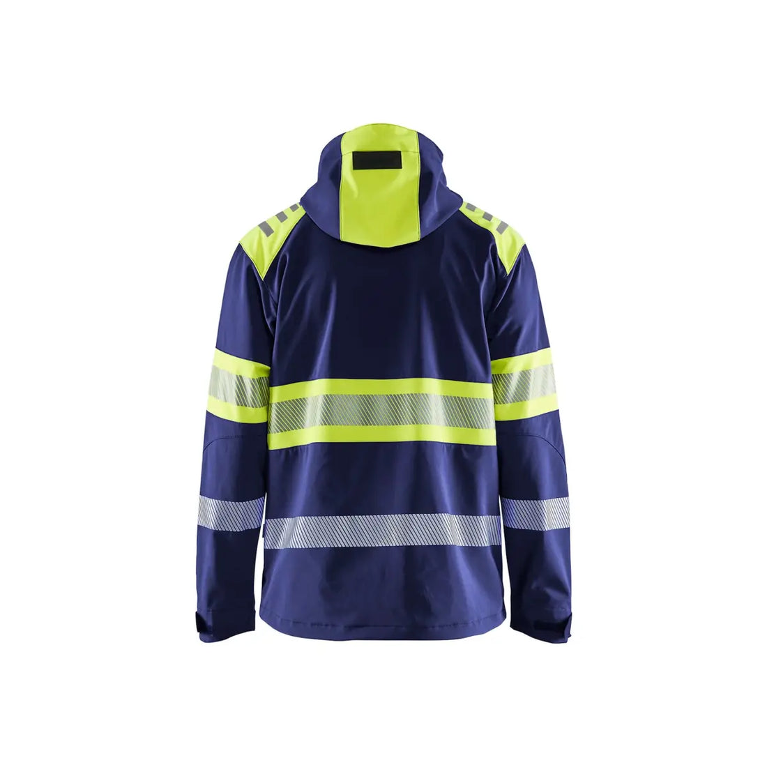 Blåkläder Highvis Softshell-takki 44942513 - Mariininsininen/Huomiokeltainen / XS - Blåkläder työvaatteet