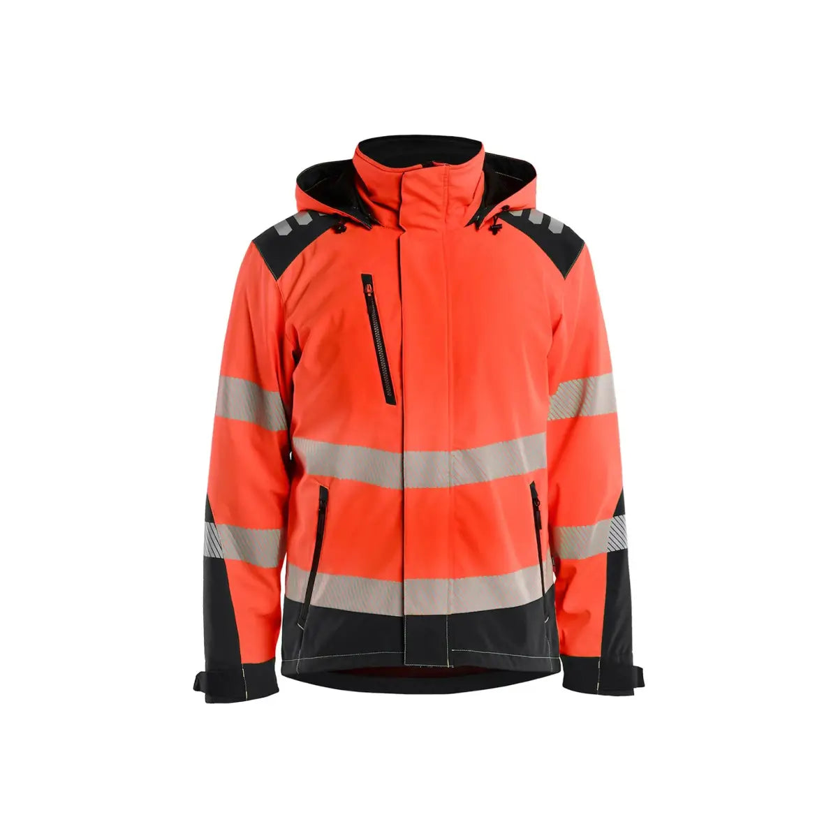 Blåkläder Highvis Softshell-takki kevyesti topattu 44002513 - Huomiopunainen/Musta / XXL - Blåkläder työvaatteet