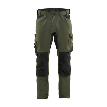 Blåkläder Housut stretch 17511832 - Metsänvihreä/Musta / C46 - Blåkläder työvaatteet