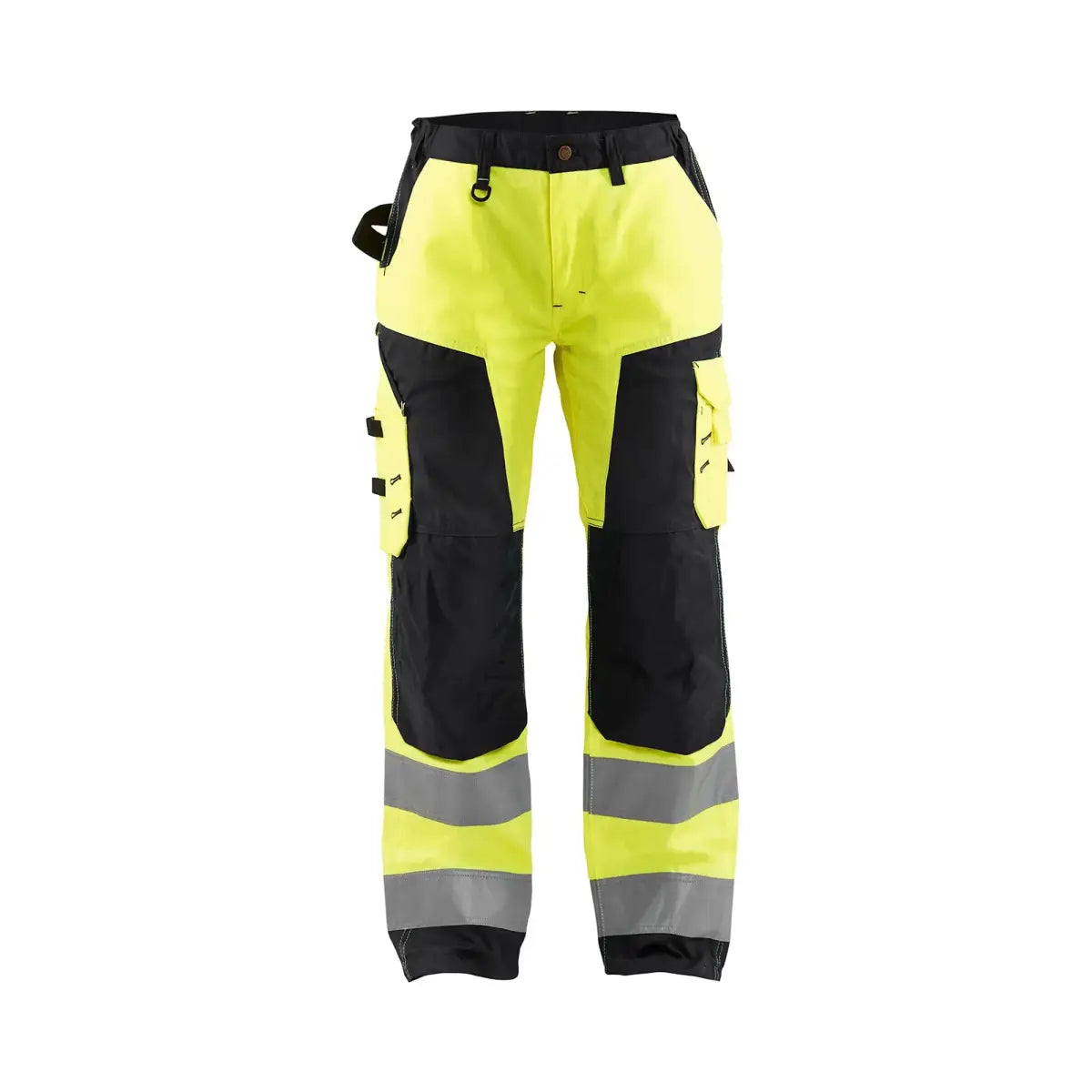 Blåkläder Naisten highvis housut 71551811 - Huomiokeltainen/Musta / C34 - Blåkläder työvaatteet
