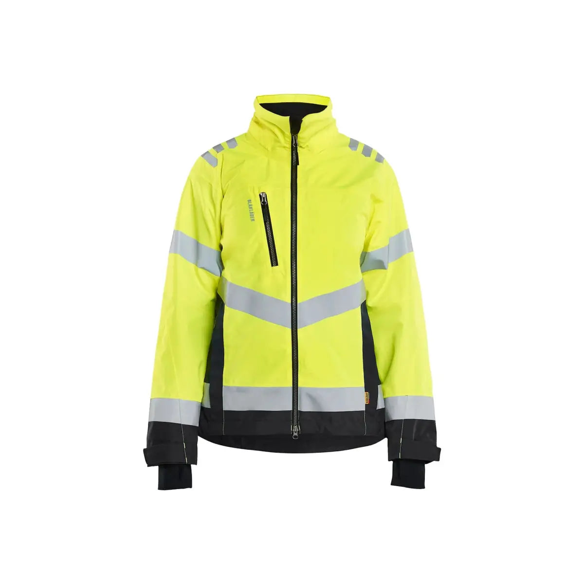 Blåkläder Naisten highvis kuoritakki 47611977 - Huomiokeltainen/Musta / XL - Blåkläder työvaatteet