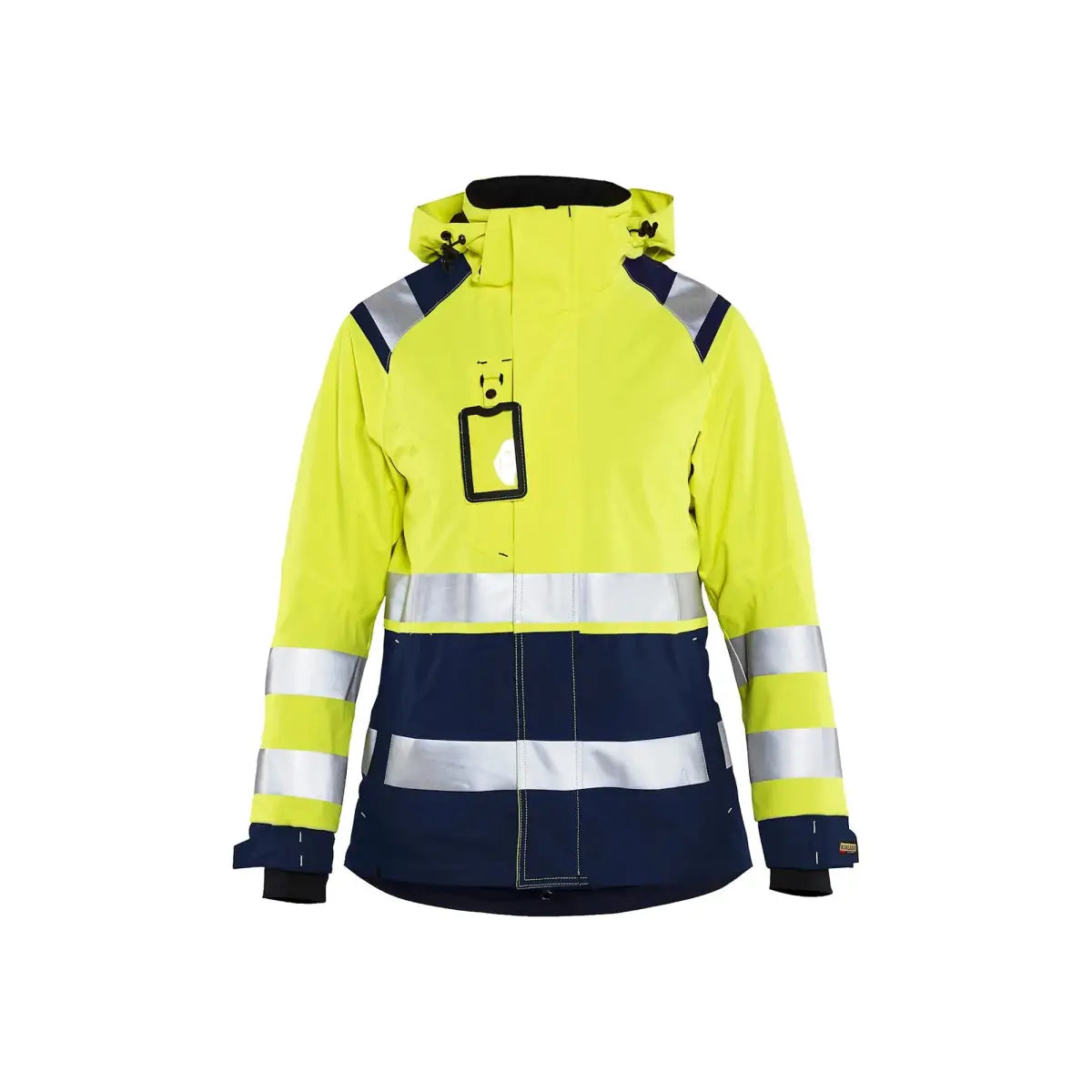 Blåkläder Naisten highvis kuoritakki 49041987 - Huomiokeltainen/Mariininsininen / XXXL - Blåkläder työvaatteet