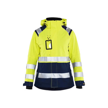 Blåkläder Naisten highvis kuoritakki 49041987 - Huomiokeltainen/Mariininsininen / XXXL - Blåkläder työvaatteet