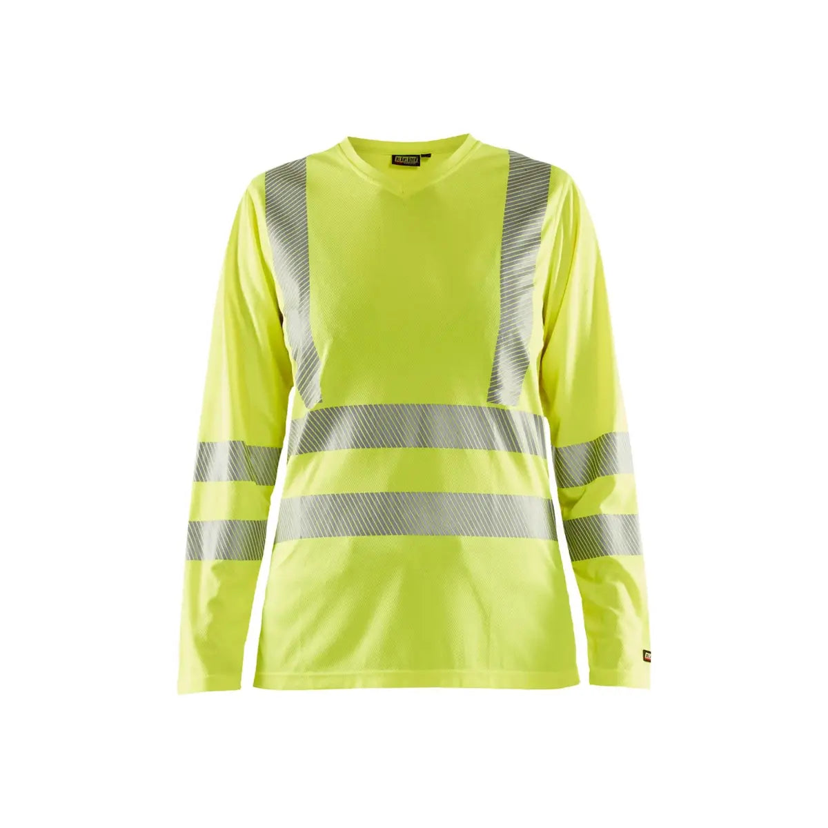 Blåkläder Naisten highvis pitkähihainen t-paita UV-suoja 34851013 - Huomiokeltainen / XXXL - Blåkläder työvaatteet