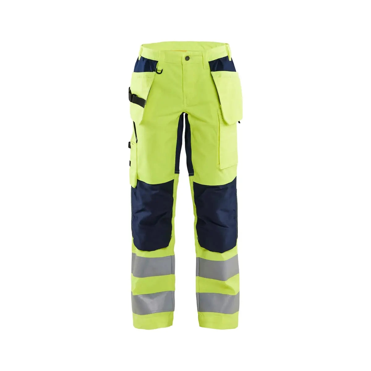 Blåkläder Naisten highvis riipputaskuhousut stretch 71631811 - Huomiokeltainen/Mariininsininen / C48 - Blåkläder