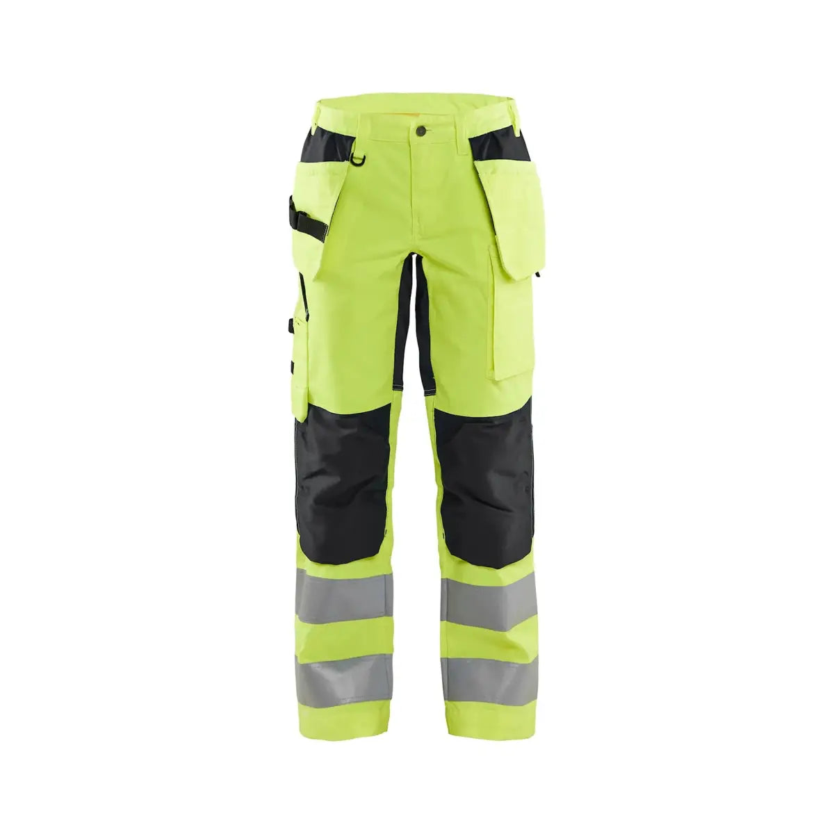 Blåkläder Naisten highvis riipputaskuhousut stretch 71631811 - Huomiokeltainen/Musta / C46 - Blåkläder työvaatteet
