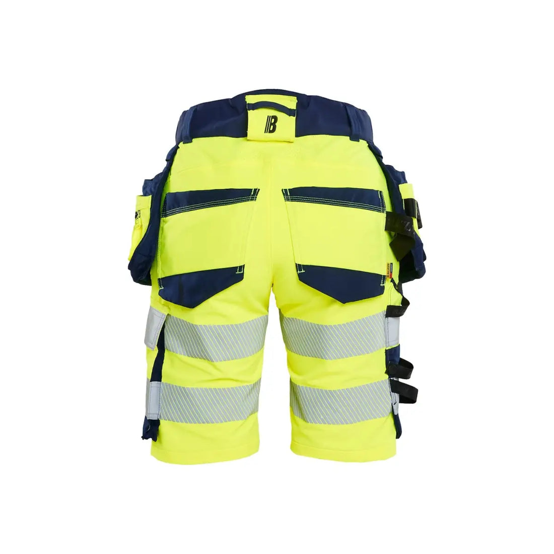 Blåkläder Naisten Highvis shortsit 4-way stretch 70201648 - Huomiokeltainen/Mariininsininen / C34 - Blåkläder
