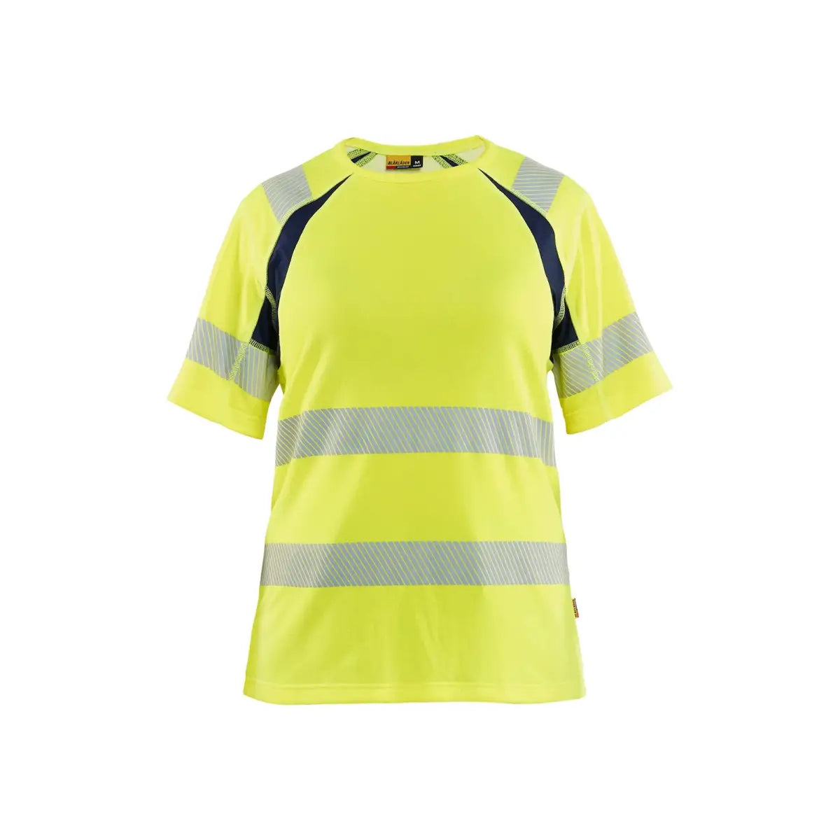 Blåkläder Naisten highvis t-paita 35032537 - Huomiokeltainen/Mariininsininen / XS - Blåkläder työvaatteet
