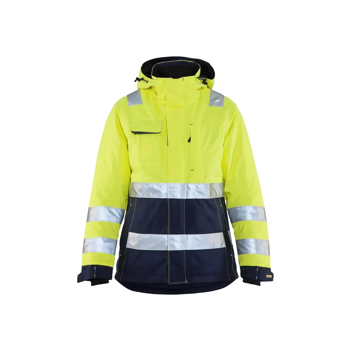 Blåkläder Naisten highvis talvitakki 48721987 - Huomiokeltainen/Mariininsininen / M - Blåkläder työvaatteet