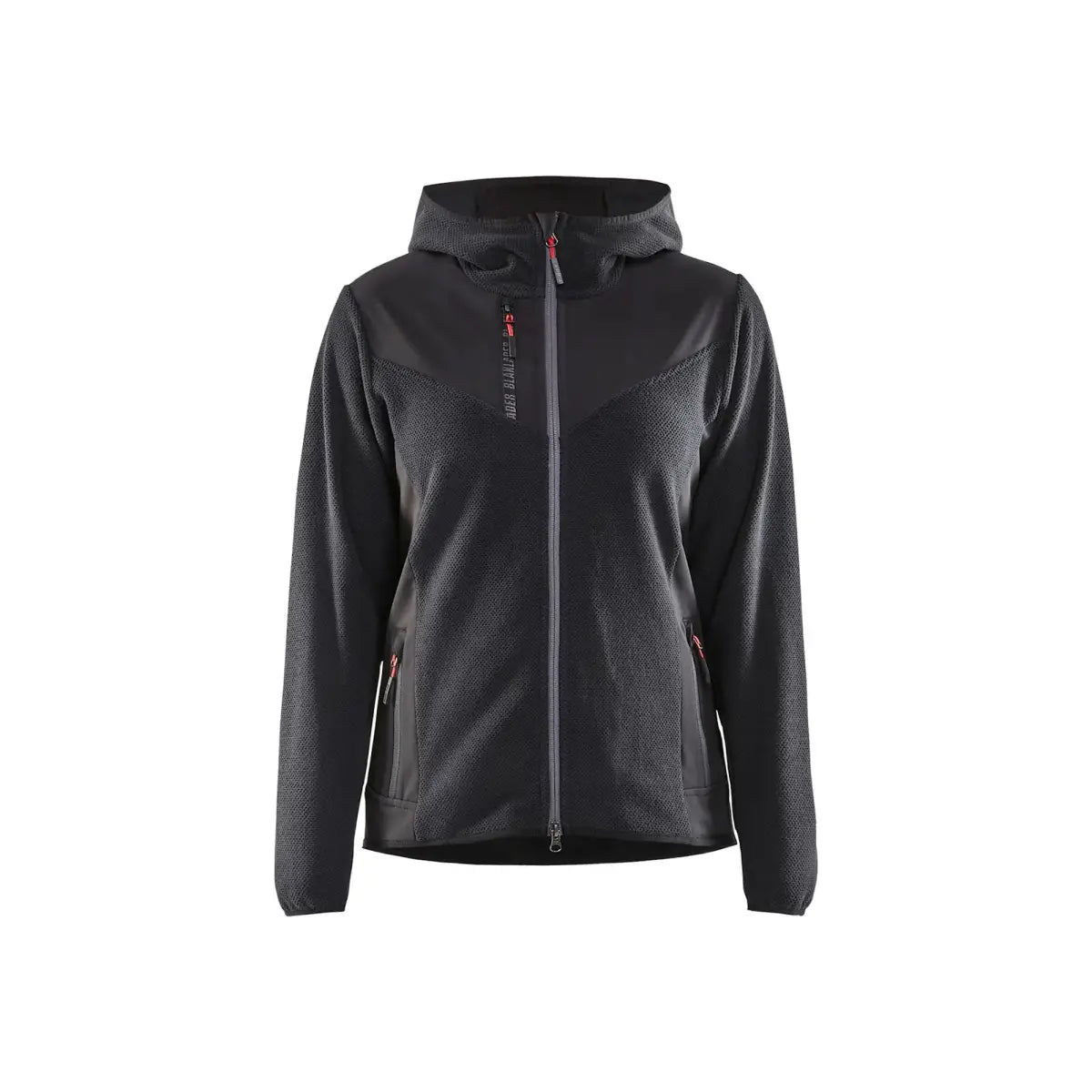 Blåkläder Naisten neulottu softshell-takki 59412536 - Tummanharmaa/Musta / XXL - Blåkläder työvaatteet