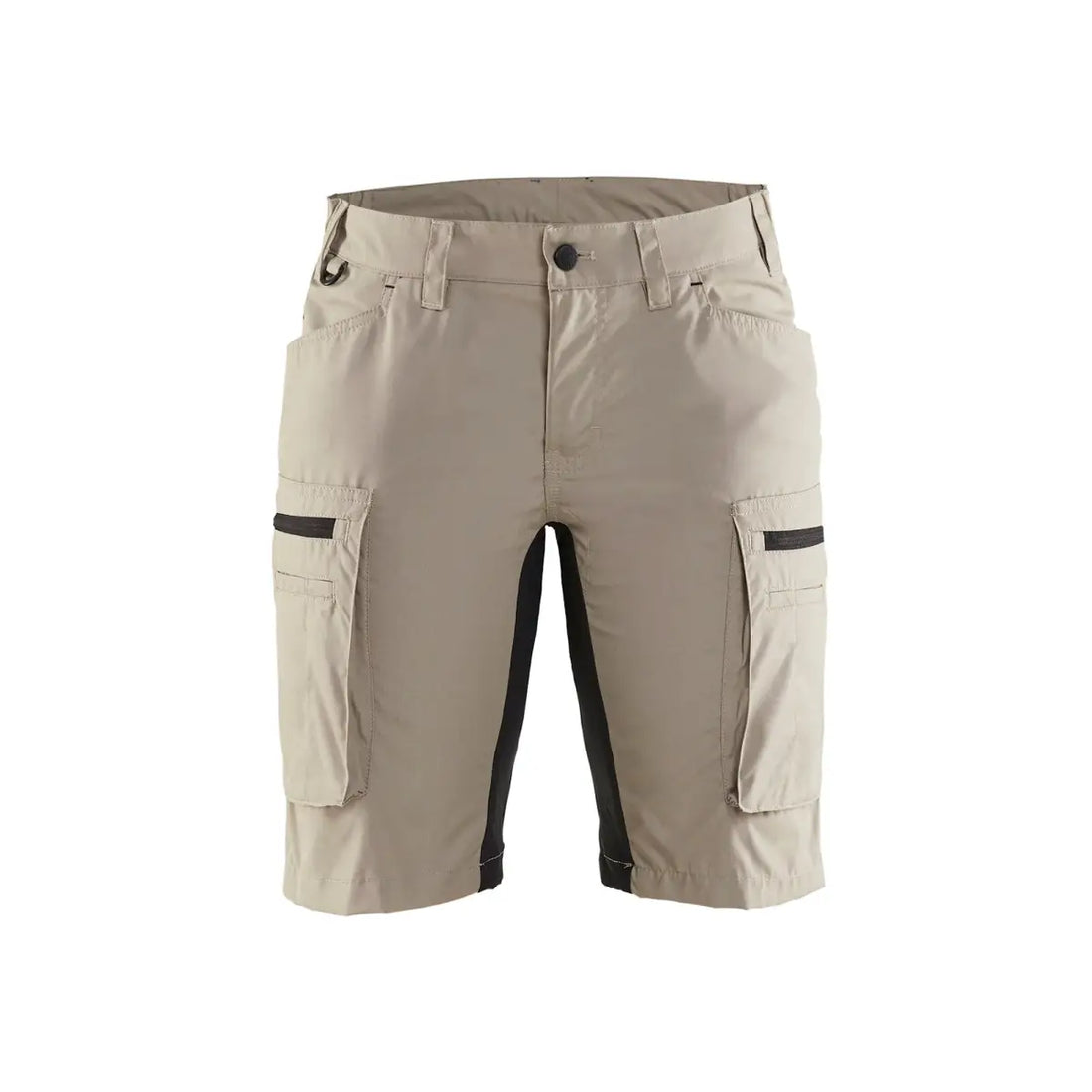 Blåkläder Naisten shortsit stretch 71491845 - Hiekka/Musta / C32 - Blåkläder työvaatteet