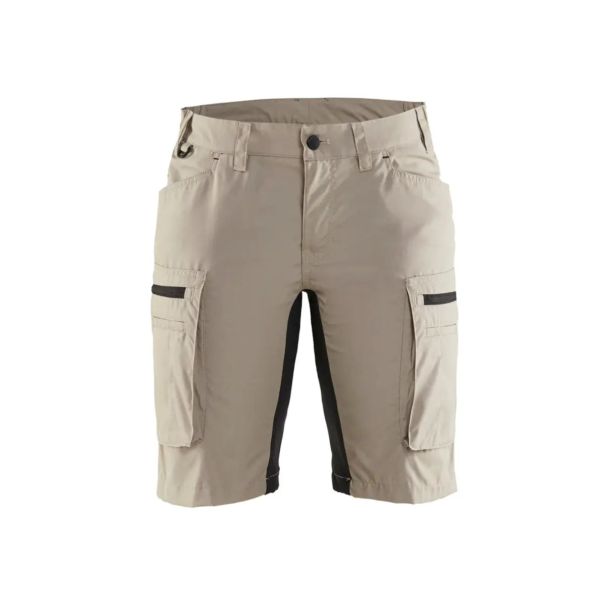 Blåkläder Naisten shortsit stretch 71491845 - Hiekka/Musta / C32 - Blåkläder työvaatteet