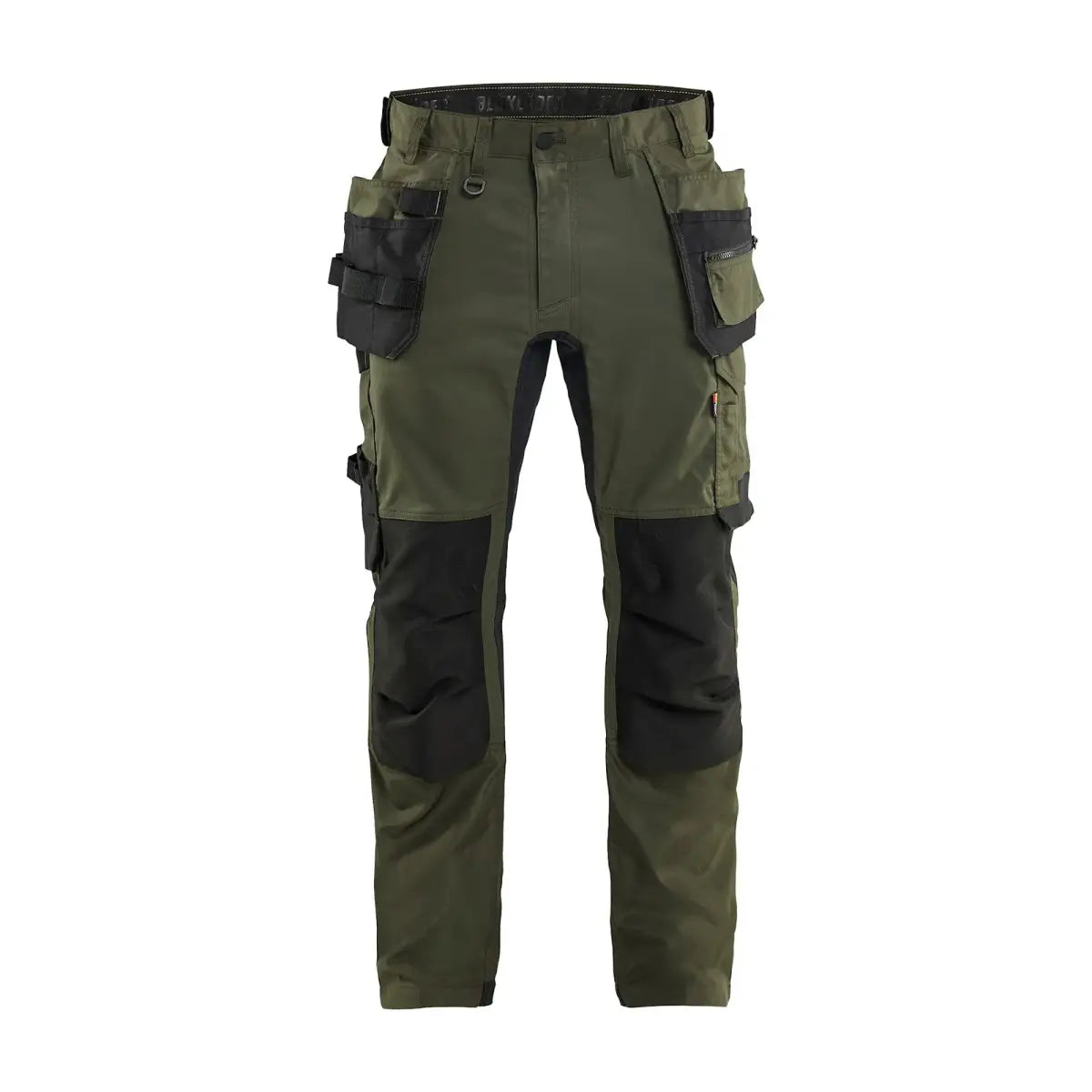 Blåkläder Riipputaskuhousut stretch 17501832 - Metsänvihreä/Musta / C52 - Työvaatteet