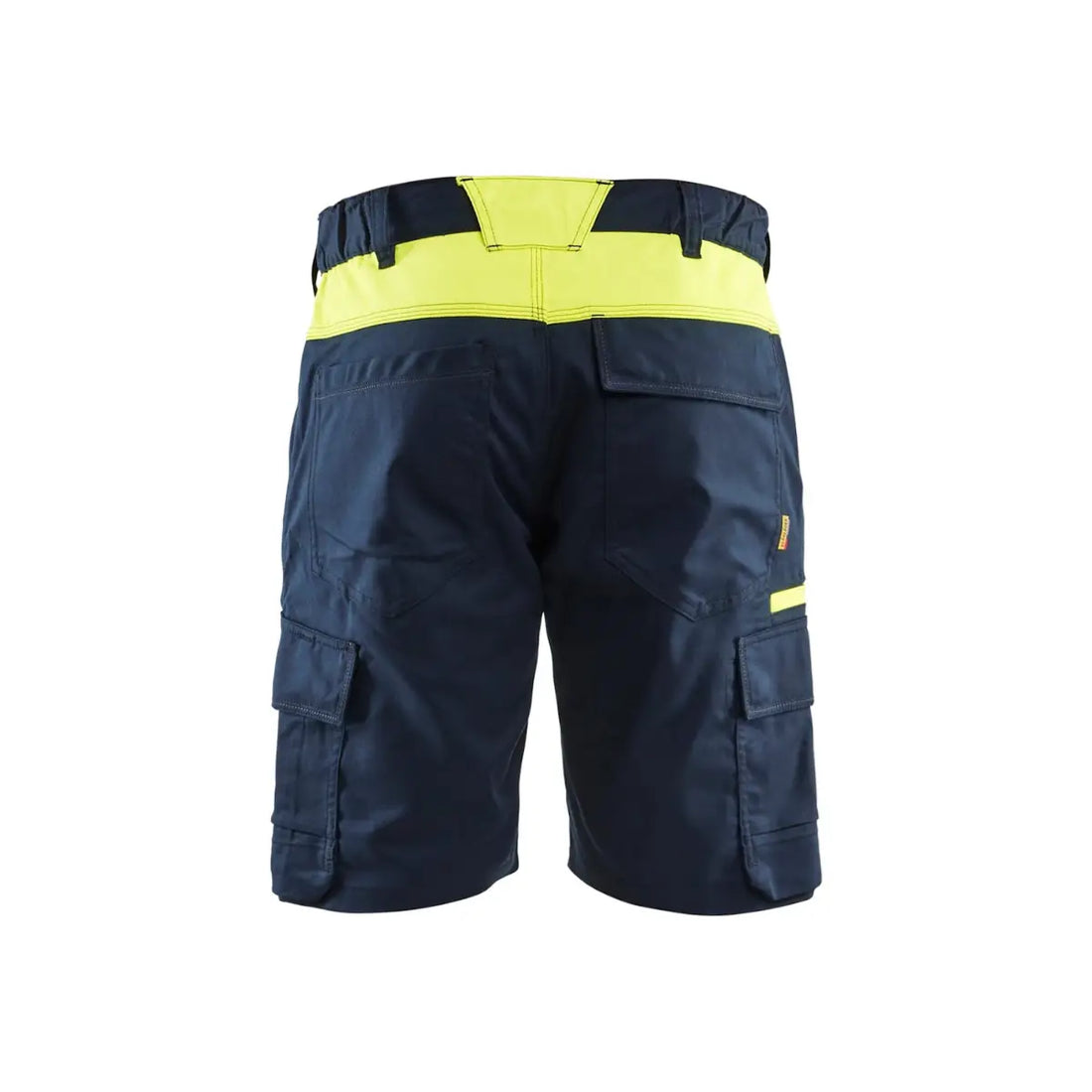 Blåkläder Shortsit stretch 14461832 - Tumma mariininsininen/Huomiokeltainen / C46 - Työvaatteet