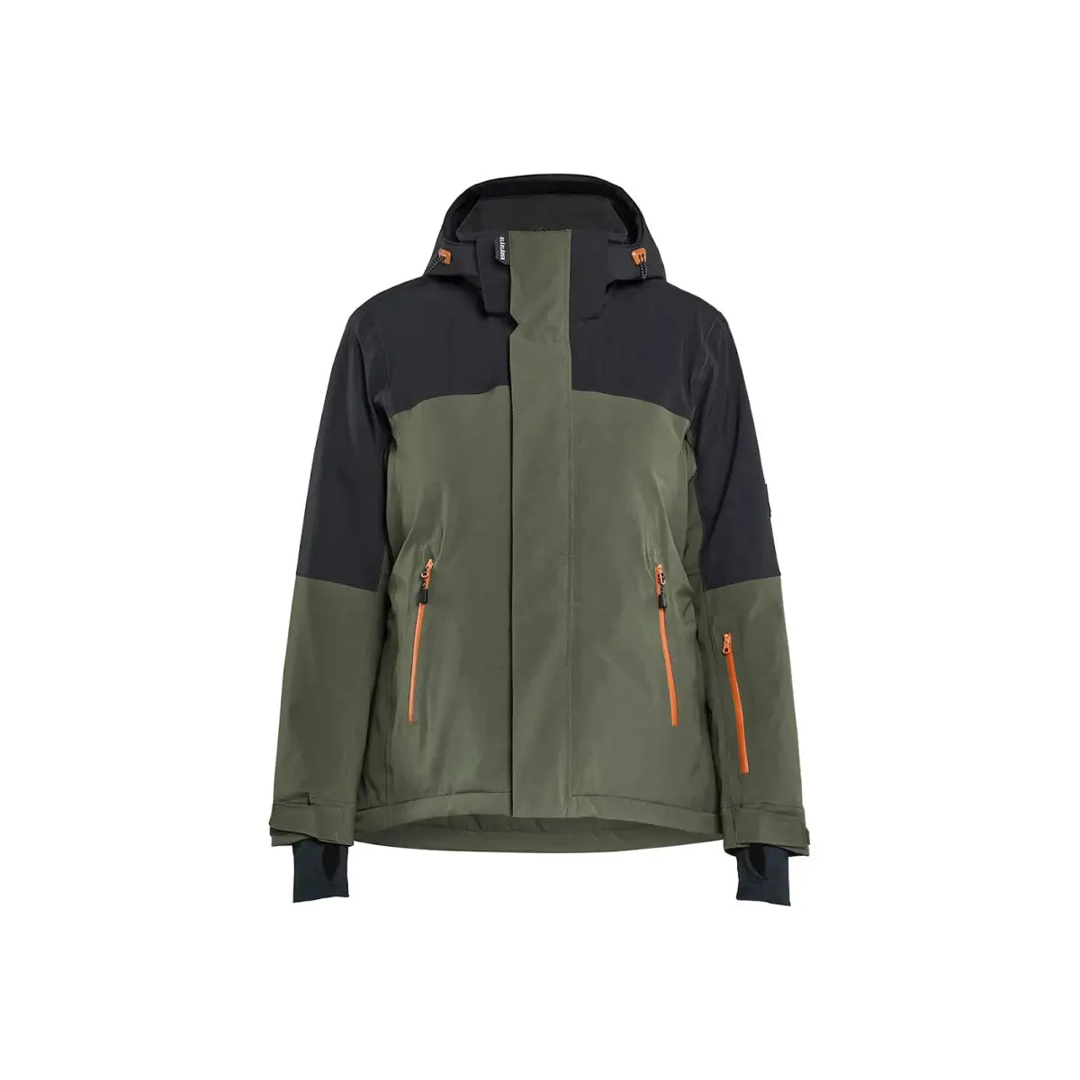 Blåkläder STRIKER Naisten talvitakki stretch 47071917 - Metsän vihreä/Ruosteenpunainen / XL - Blåkläder työvaatteet