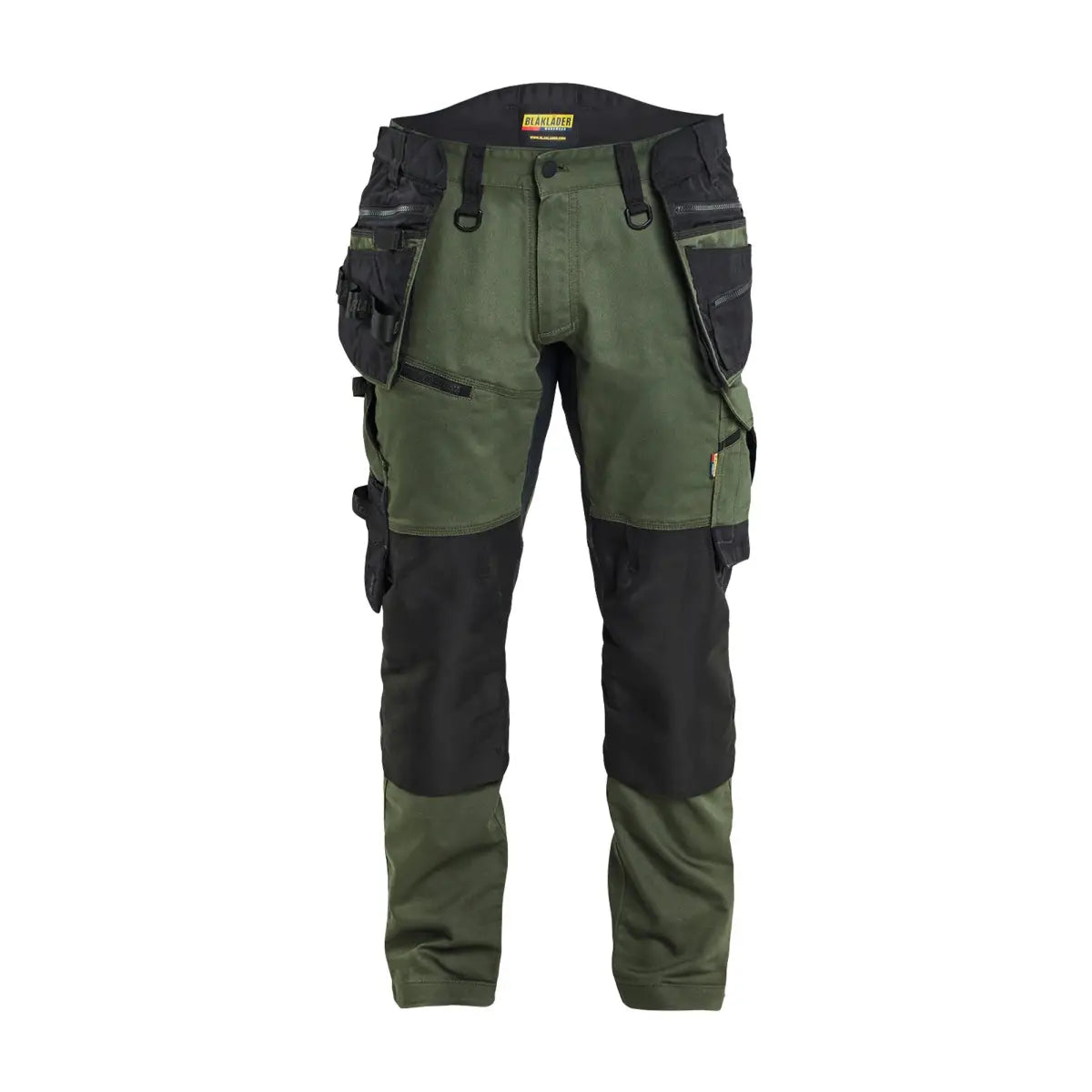 Blåkläder STRIKER Riipputaskuhousut Stretch 19701149 - Metsänvihreä/Musta / C156 - Työvaatteet