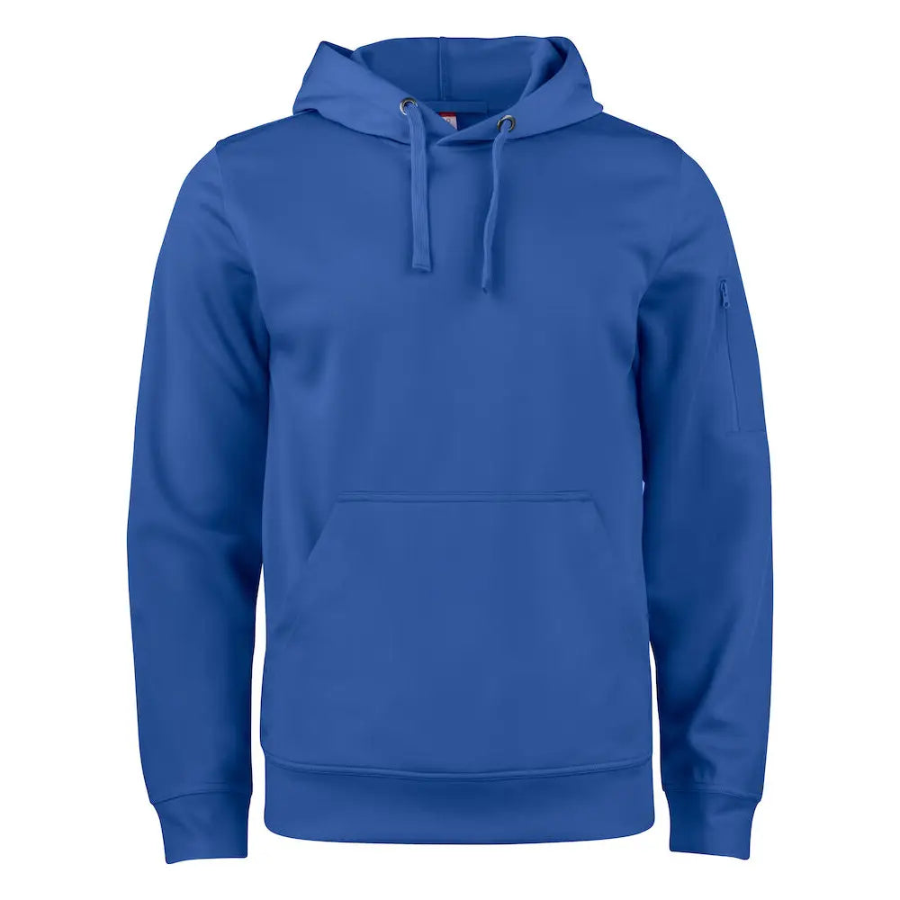 Clique Basic Active Lankavärjätty Huppari - Sininen (Royal Blue) / 4XL - Yritystekstiilit