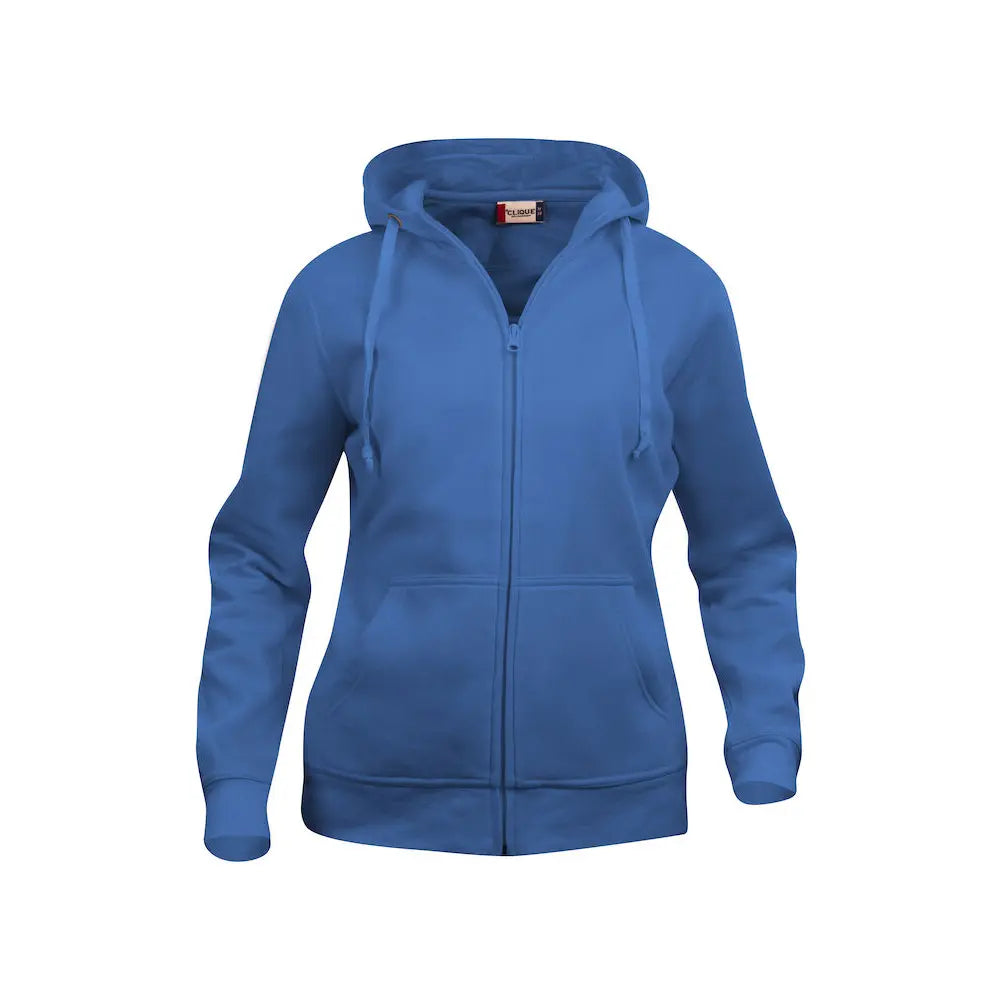 Clique Basic Vetoketjuhuppari Naisten - Sininen (Royal Blue) / XS - Yritystekstiilit