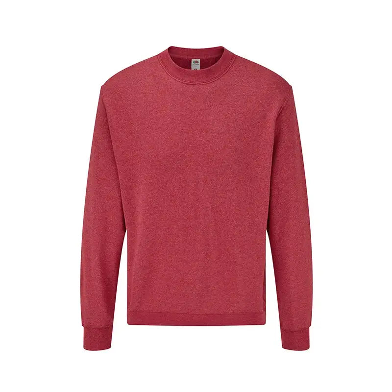 Fruit of the Loom Classic College - Punainen (Heather) / S - Yritystekstiilit