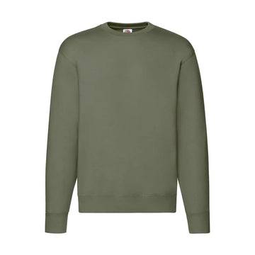 Fruit of the Loom Laadukas College - Vihreä (Classic Olive) / S - Yritystekstiilit
