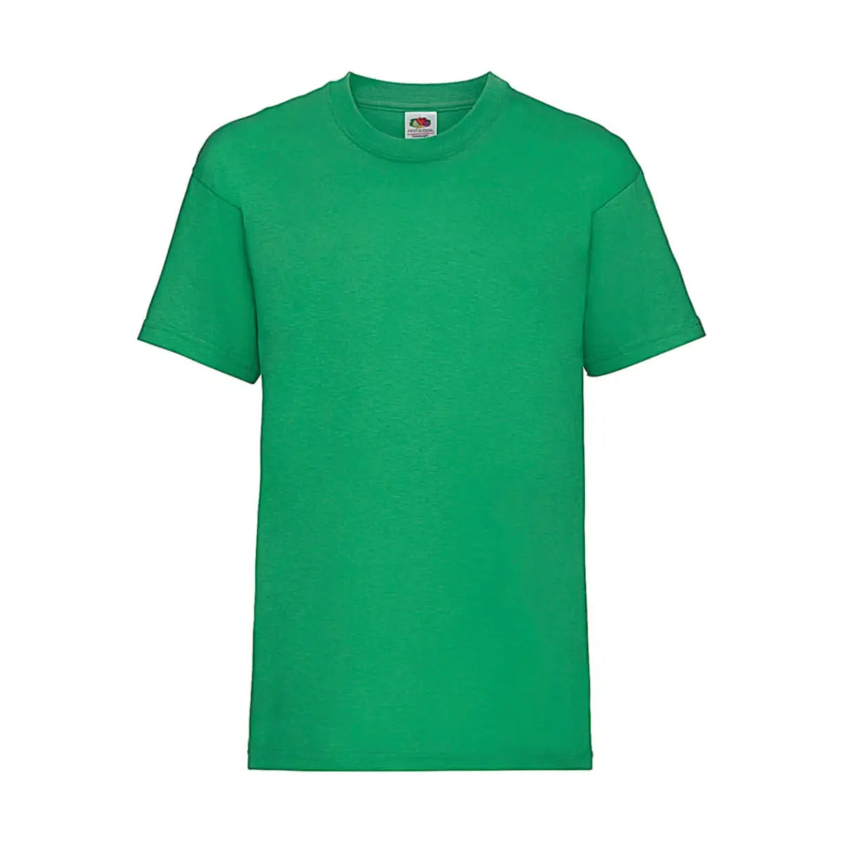 Fruit of the Loom Lasten Laadukas T-Paita - Vihreä (Kelly Green) / 104 (3-4) - Yritystekstiilit