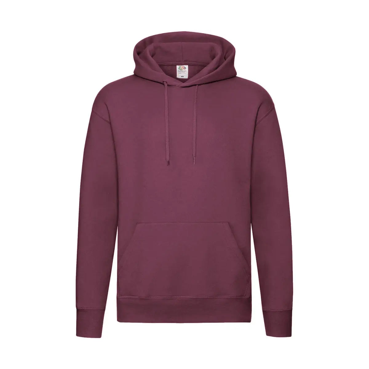 Fruit of the Loom Premium Huppari - Punainen (Burgundy) / S - Hupparit
