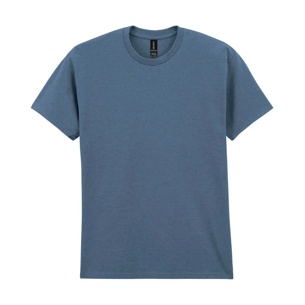 Gildan Heavy Cotton Puuvillainen T-Paita - Sininen (Indigo Blue) / S - Työpaidat