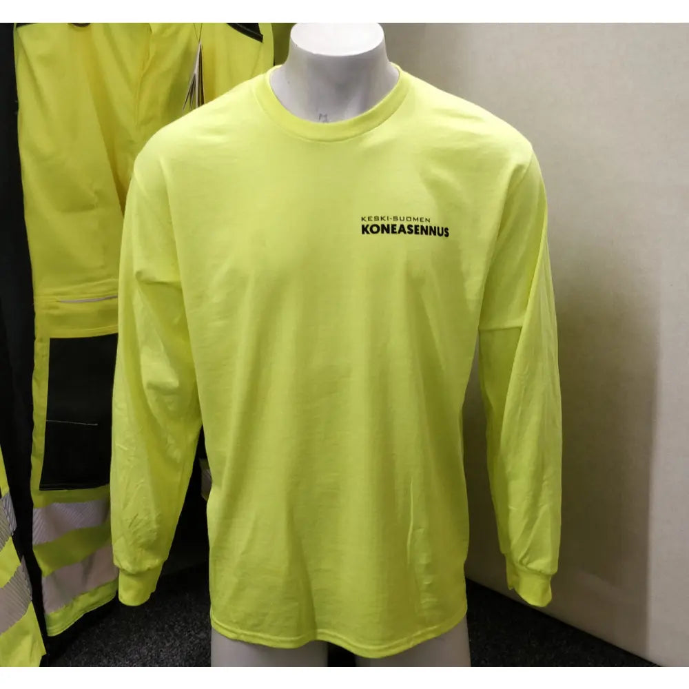 Gildan Ultra Cotton Pitkähihainen Huomiopaita Painatuksella - min. 20kpl - Yritystekstiilit