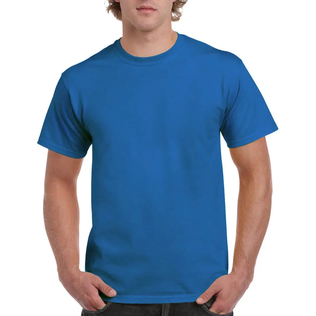 Gildan Ultra Cotton T-Paita - Sininen (Sapphire) / S - Yritystekstiilit