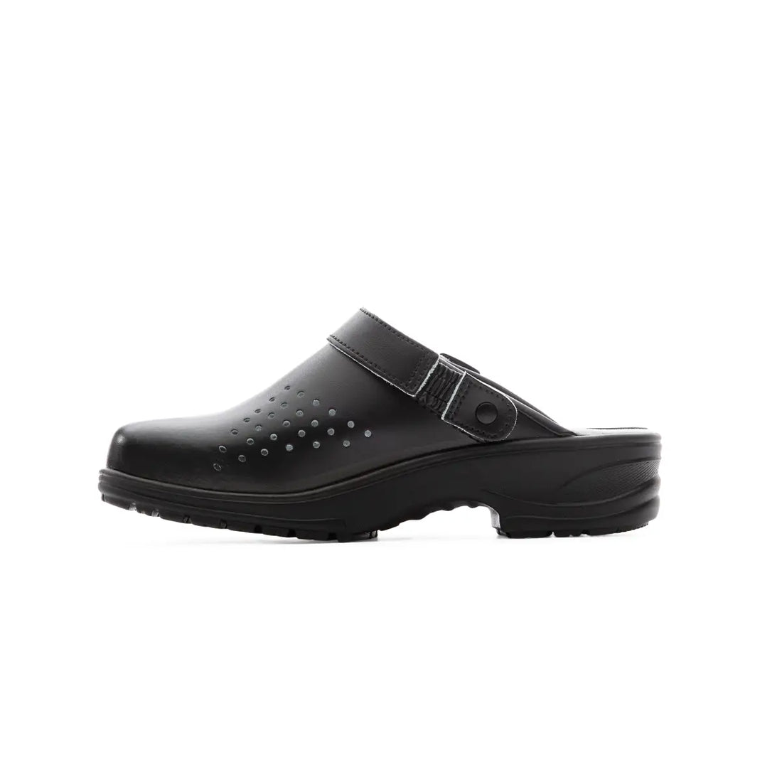 Birka Backstrap Work Clog - Musta