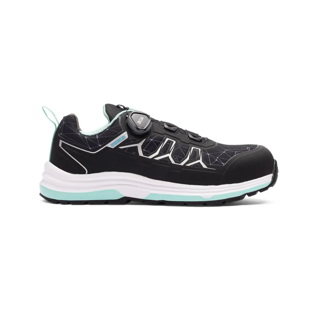 Jade Safety Shoe w - Musta