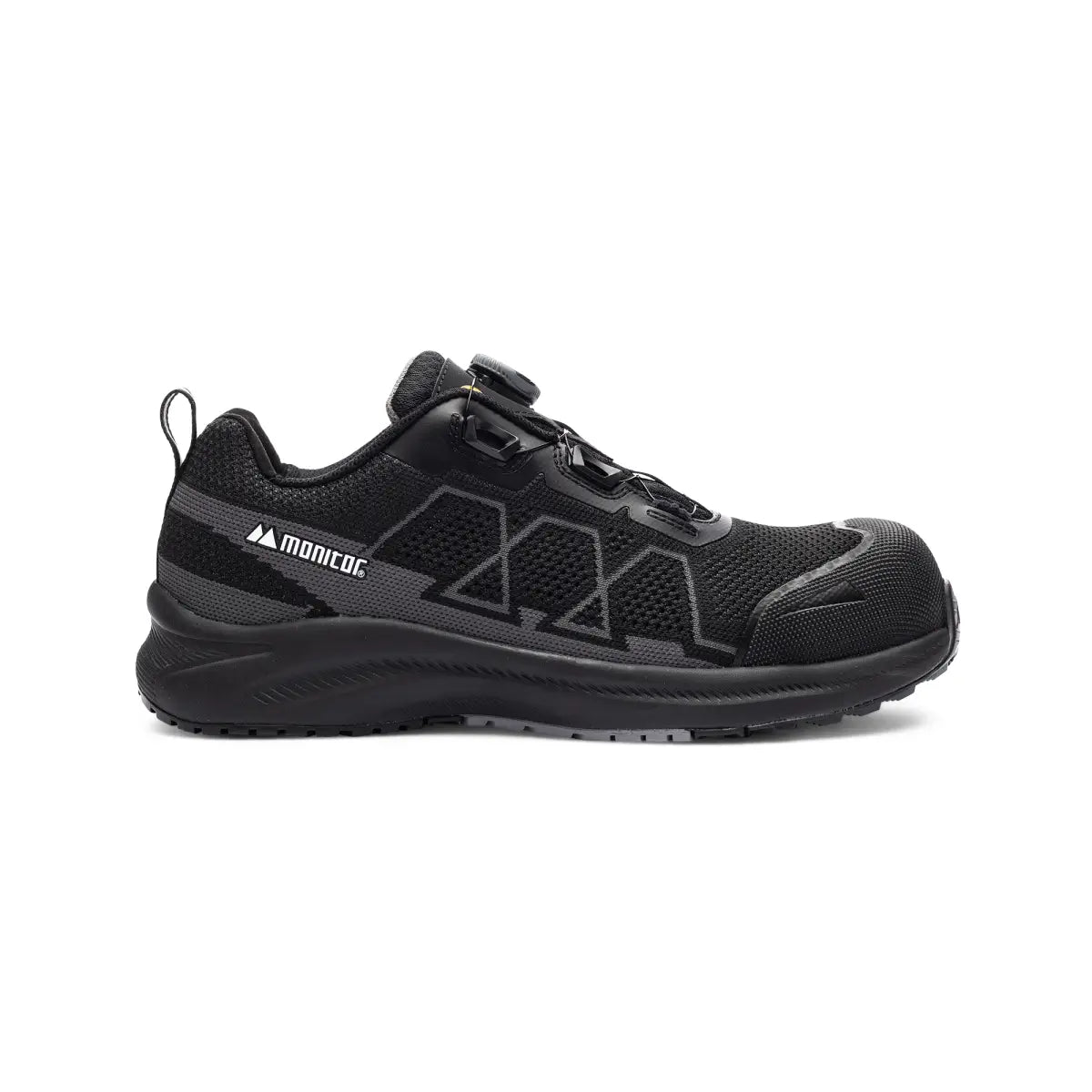 Recharge Lisbon Boa Safety Shoe - Musta